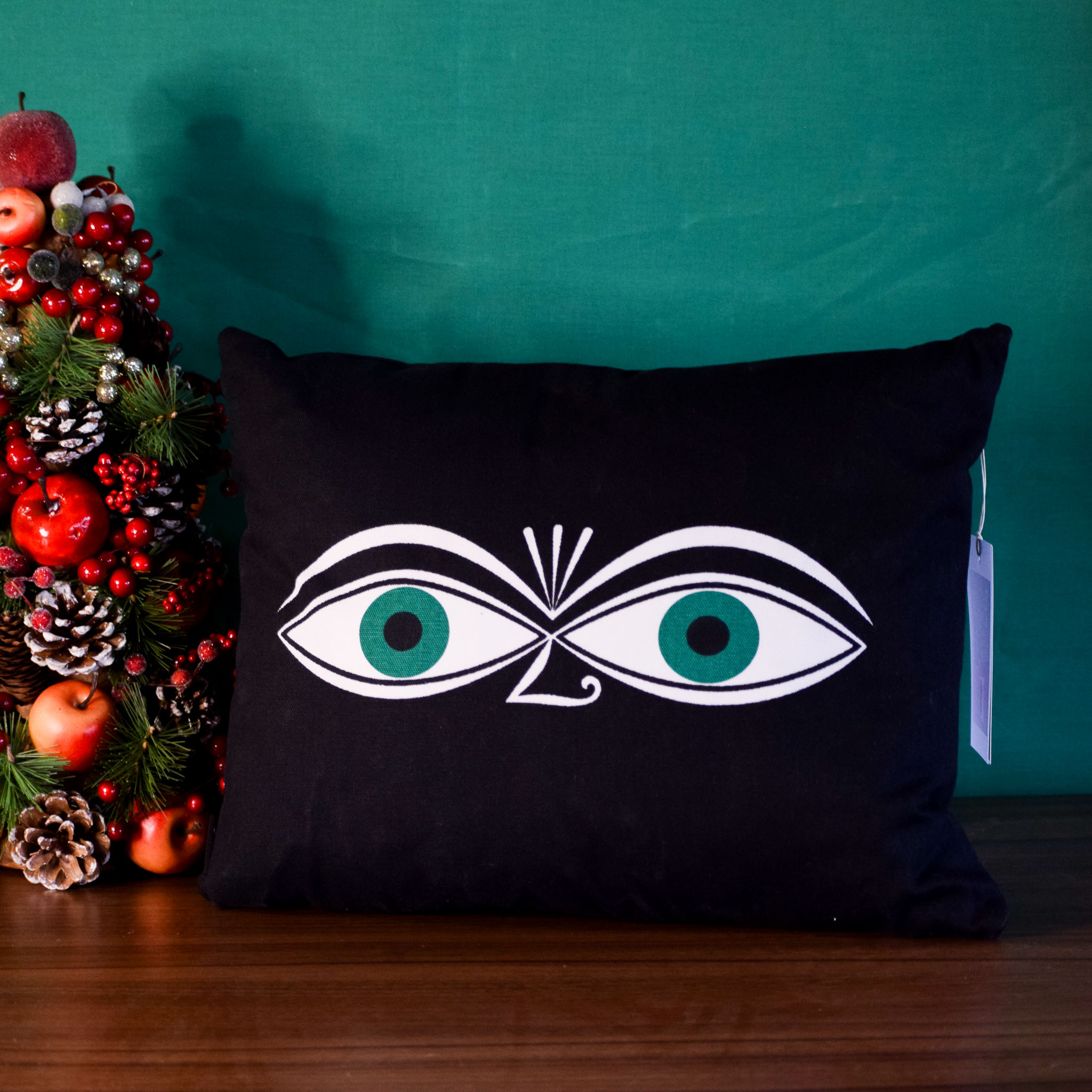 Vitra Eyes Graphic Print Cushion